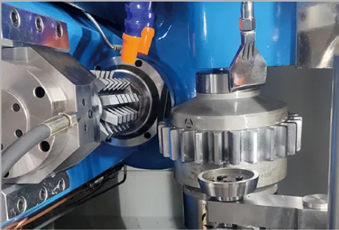 EP-500 6-axis hobbing machine configuration for large workpieces up to Phi 500mm M14