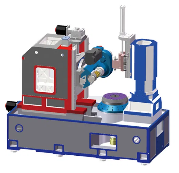 EP-500 full system and FANUC control panel for large gear hobbing